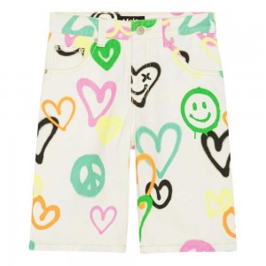 Molo Art Shorts Jungen Heart Colours | CH0000698