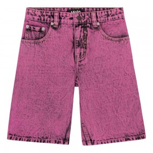 Molo Art Shorts Jungen Pinkish Overdye | CH0000727