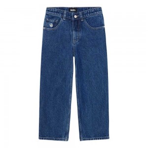 Molo Aska Hosen & Jeans Jungen Blue Denim | CH0000661