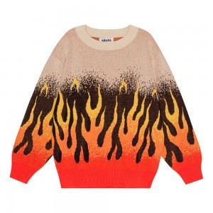 Molo Bello Sweatshirts Cardigans Jungen On Fire | CH0000639