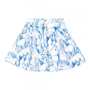 Molo Betsy Röcke Mädchen Blue Horses | CH0000456