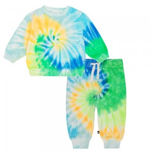 Molo Dear Set Sweatshirts Cardigans Mädchen Tie Dye Melody | CH0001409