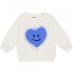 Molo Disc Sweatshirts Cardigans Jungen Blue Heart | CH0001394