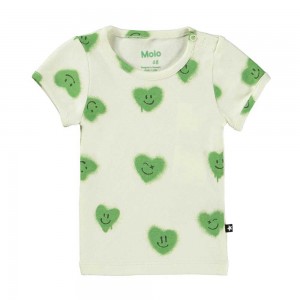 Molo Easy T Shirts Tops Jungen Hearts | CH0001423