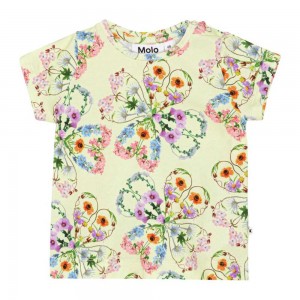 Molo Elly T Shirts Tops Mädchen Flower Love | CH0001428