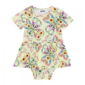 Molo Frannie Bodies Babysuits Mädchen Flower Love | CH0001254