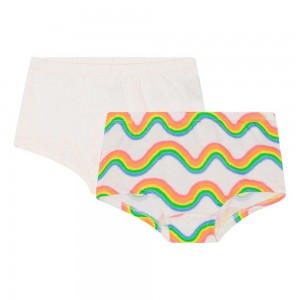 Molo Jemma 2-Pack Underwear Nightwear Mädchen Shell Rainbows | CH0000600