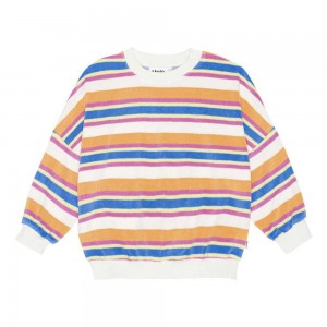 Molo Marika Sweatshirts Cardigans Mädchen Artist Stripe | CH0000474