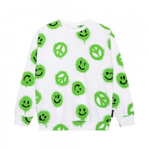 Molo Miksi Sweatshirts Cardigans Jungen Easy Peacy Vert | CH0000746