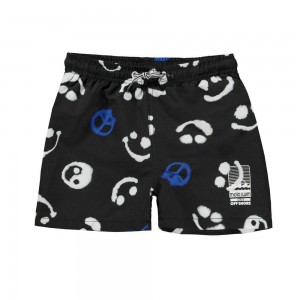 Molo Niko Badeshorts Blue Signs | CH0001160