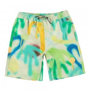 Molo Nilson Badeshorts Palmtree Spray | CH0001106