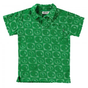 Molo Randel T Shirts Tops Jungen Bright Green | CH0000635