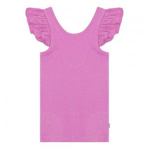 Molo Ranja T Shirts Tops Mädchen Purple Pink | CH0000535