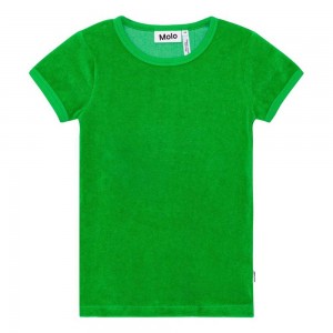 Molo Raquel T Shirts Tops Mädchen Classic Green | CH0000504