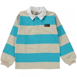 Molo Relz T Shirts Tops Jungen Turquoise Sand | CH0000859