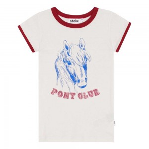 Molo Rhiannon T Shirts Tops Mädchen Pony Club | CH0000570