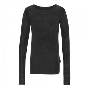 Molo Rihanna Wool T Shirts Tops Mädchen Black | CH0000555