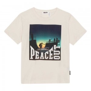 Molo Riley T Shirts Tops Jungen Peace Out Skate | CH0000822