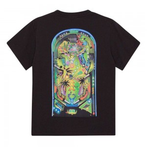 Molo Riley T Shirts Tops Jungen Pinball Dark | CH0000791