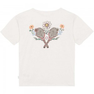 Molo Riley T Shirts Tops Mädchen Floral Tennis | CH0000550