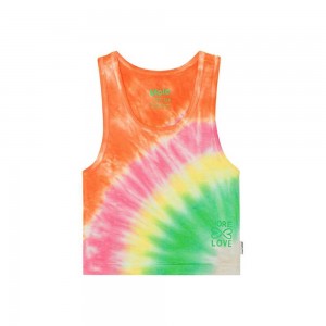 Molo Rippi T Shirts Tops Mädchen Tie Dye Joy | CH0000503