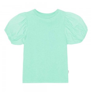 Molo Ritta T Shirts Tops Mädchen Cool Mint | CH0000587