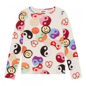 Molo Rose T Shirts Tops Mädchen Yin Yang | CH0000558