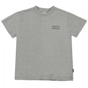 Molo Roxo T Shirts Tops Jungen Grey Melange | CH0000871