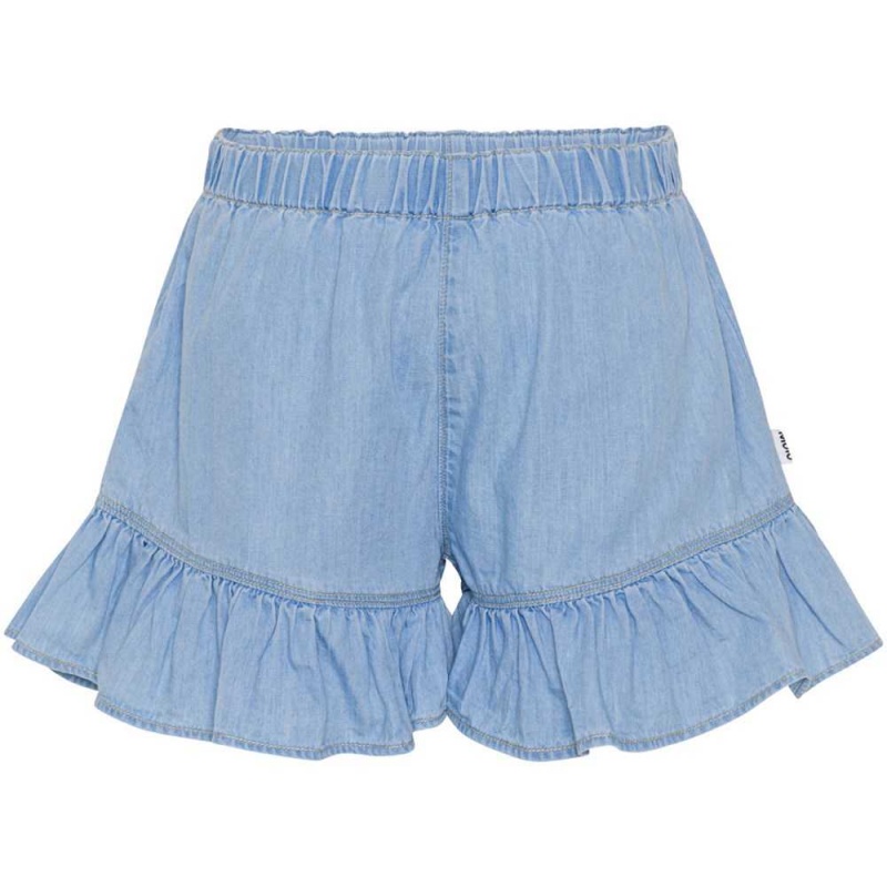 Molo Abba Shorts Mädchen Summer Wash Indigo | CH0000397