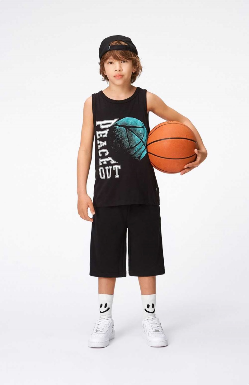 Molo Add Shorts Jungen Black | CH0000707