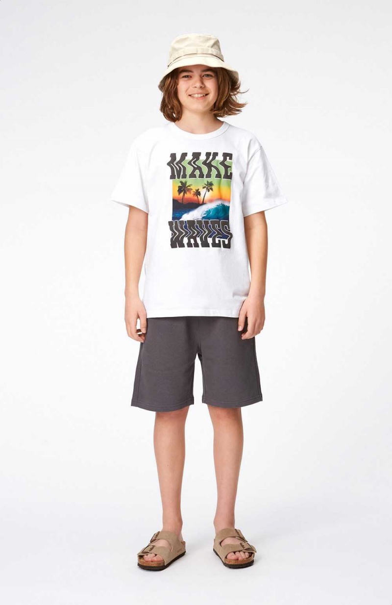 Molo Adian Shorts Jungen Iron Gate | CH0000714