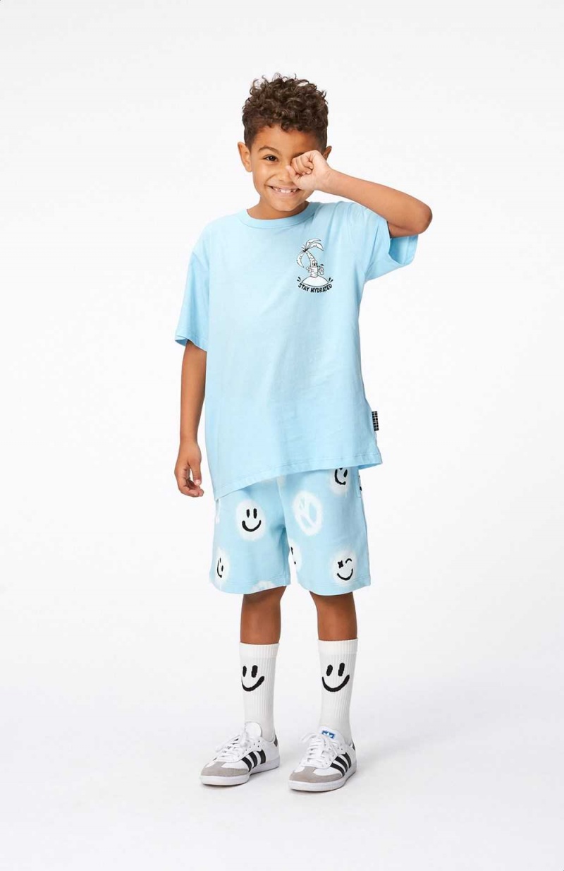 Molo Adian Shorts Jungen Pool Easy Peacy | CH0000702