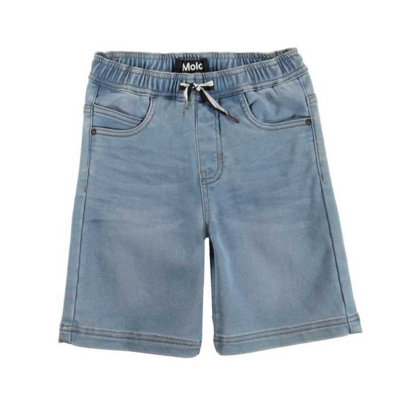 Molo Ali Shorts Jungen Soft Denim Blue | CH0000735