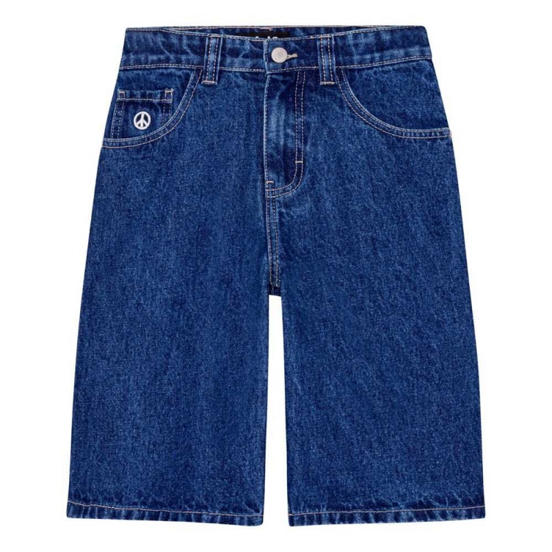 Molo Alpha Shorts Jungen Blue Denim | CH0000732