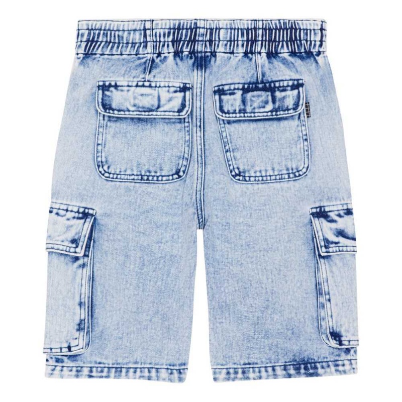 Molo Alvy Shorts Jungen Light Stone Denim | CH0000701