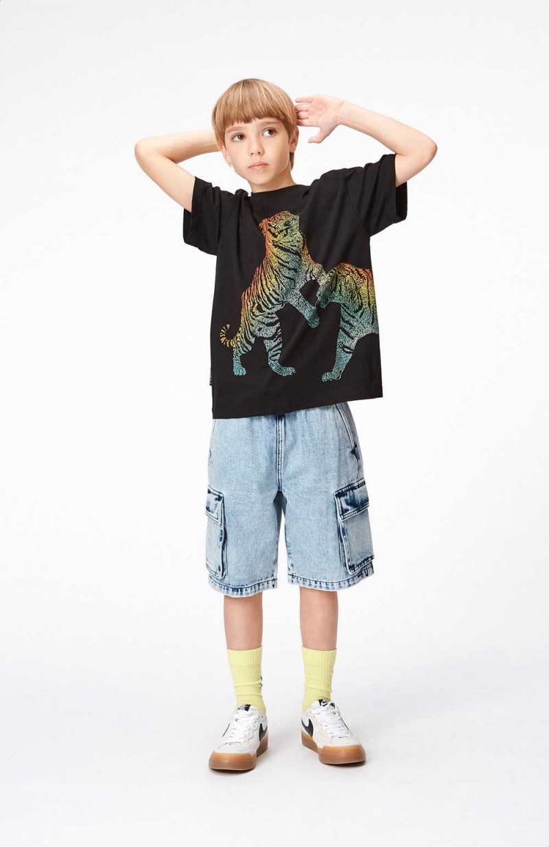 Molo Alvy Shorts Jungen Light Stone Denim | CH0000701