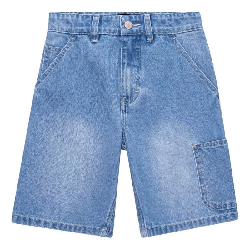 Molo Archie Shorts Jungen Lightblue Denim | CH0000726