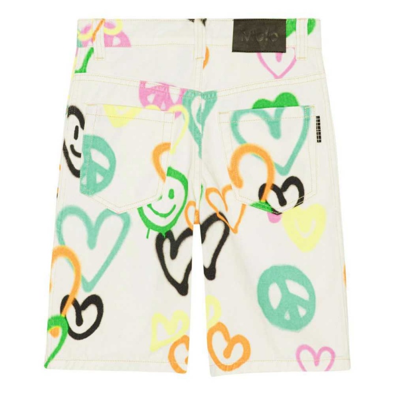 Molo Art Shorts Jungen Heart Colours | CH0000698