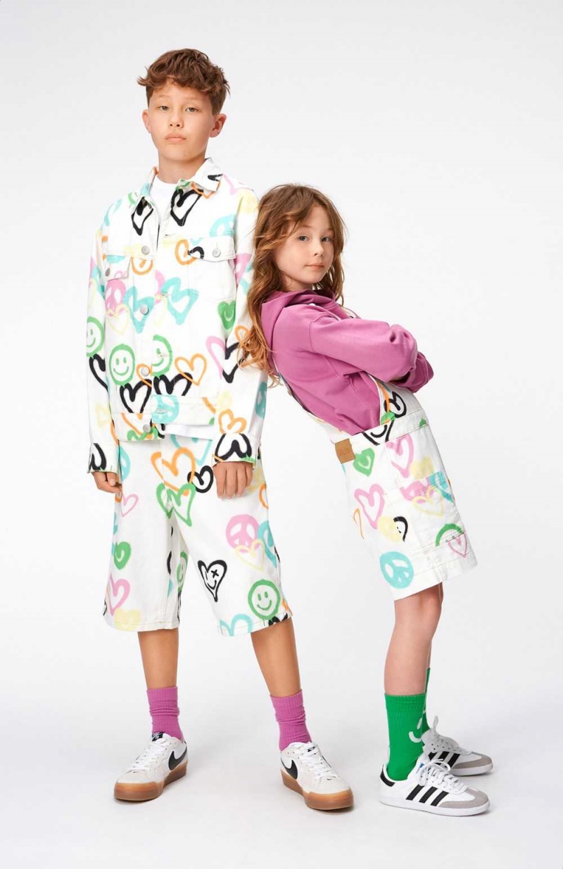 Molo Art Shorts Jungen Heart Colours | CH0000698