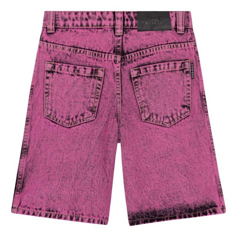 Molo Art Shorts Jungen Pinkish Overdye | CH0000727