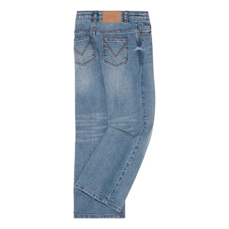 Molo Asta Hosen & Jeans Mädchen Washed Denim Blue | CH0000375