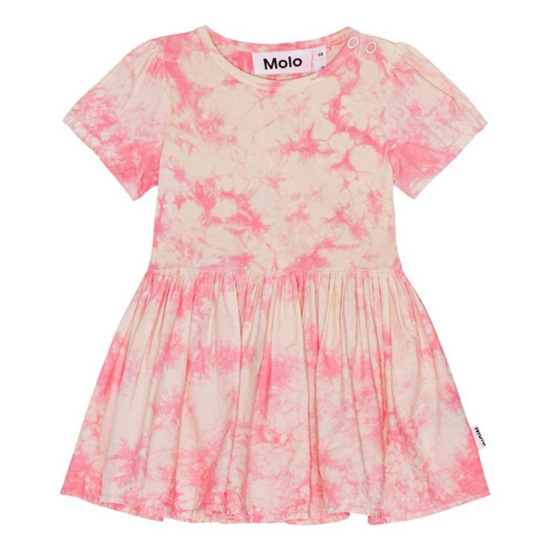 Molo Cibi Kleider Mädchen Rose Tie Dye | CH0001298