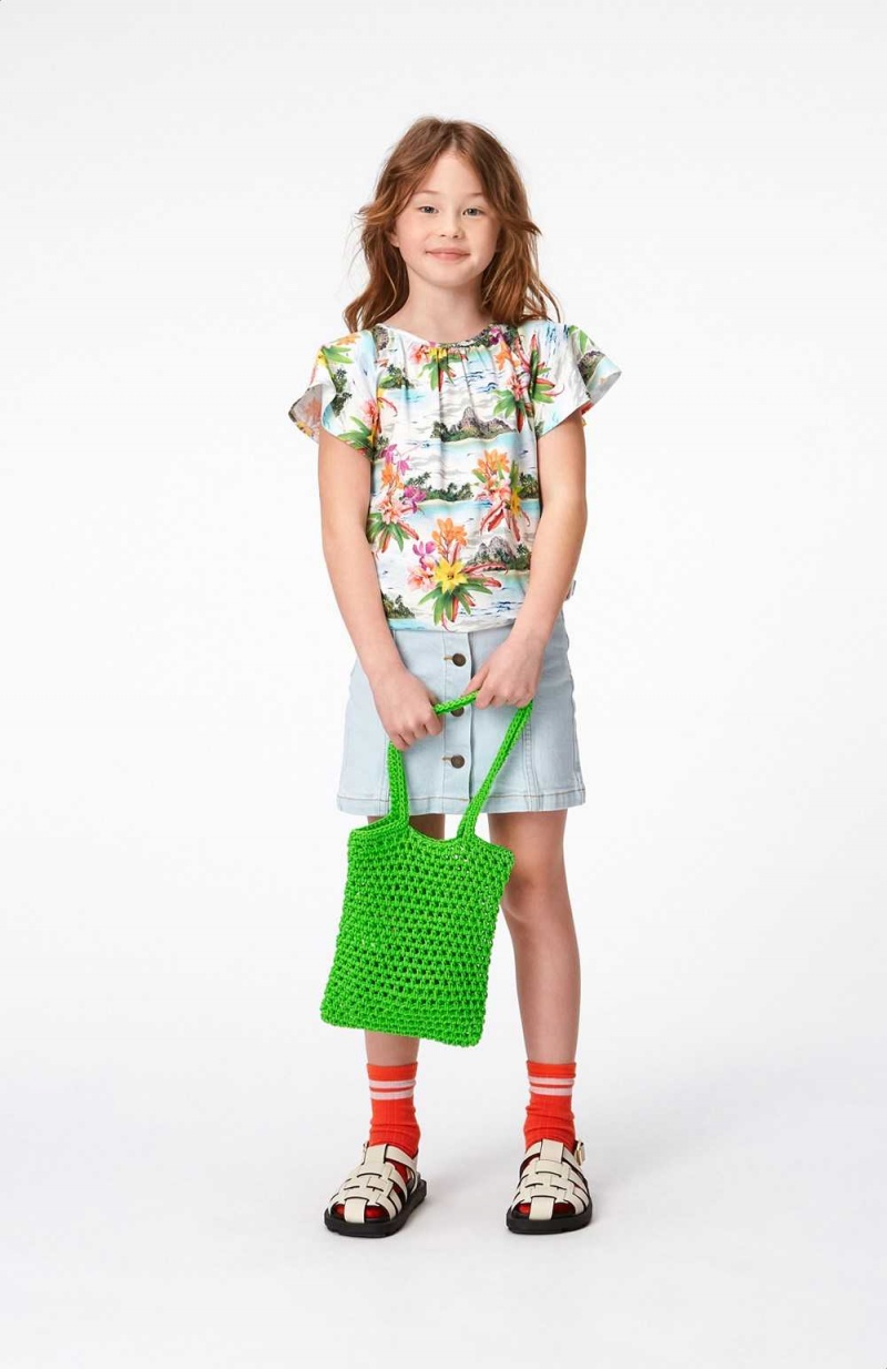 Molo Crochet Bag Bags Classic Green | CH0000896