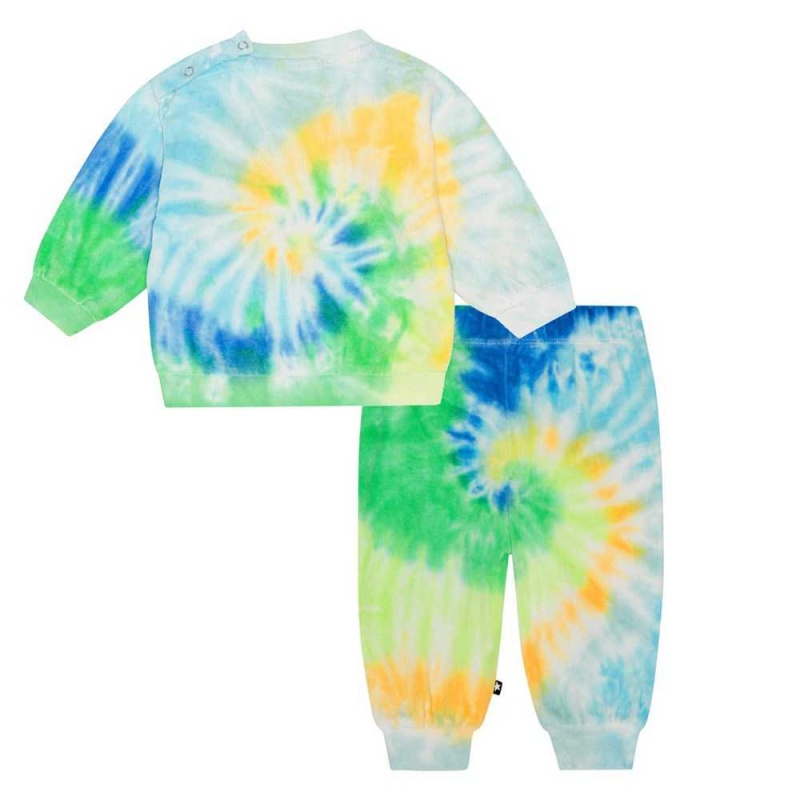 Molo Dear Set Sweatshirts Cardigans Jungen Tie Dye Melody | CH0001397