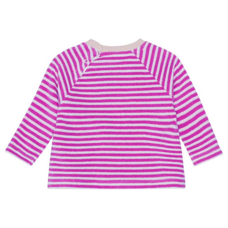 Molo Dora Sweatshirts Cardigans Mädchen Purple Shell Stripe | CH0001400