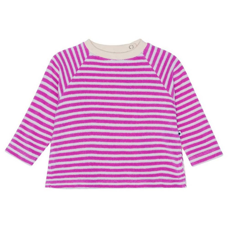 Molo Dora Sweatshirts Cardigans Mädchen Purple Shell Stripe | CH0001400