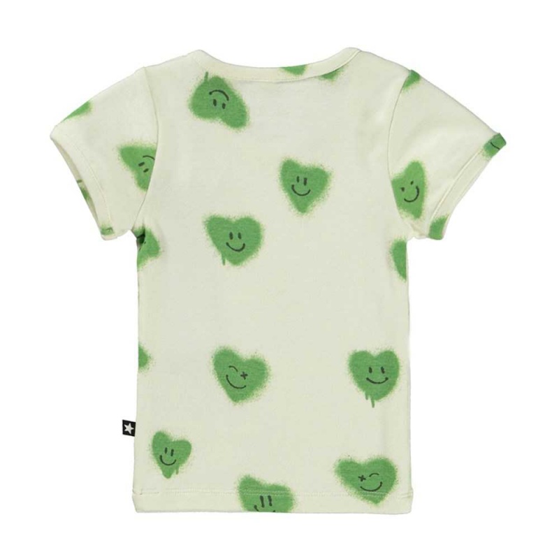 Molo Easy T Shirts Tops Jungen Hearts | CH0001423