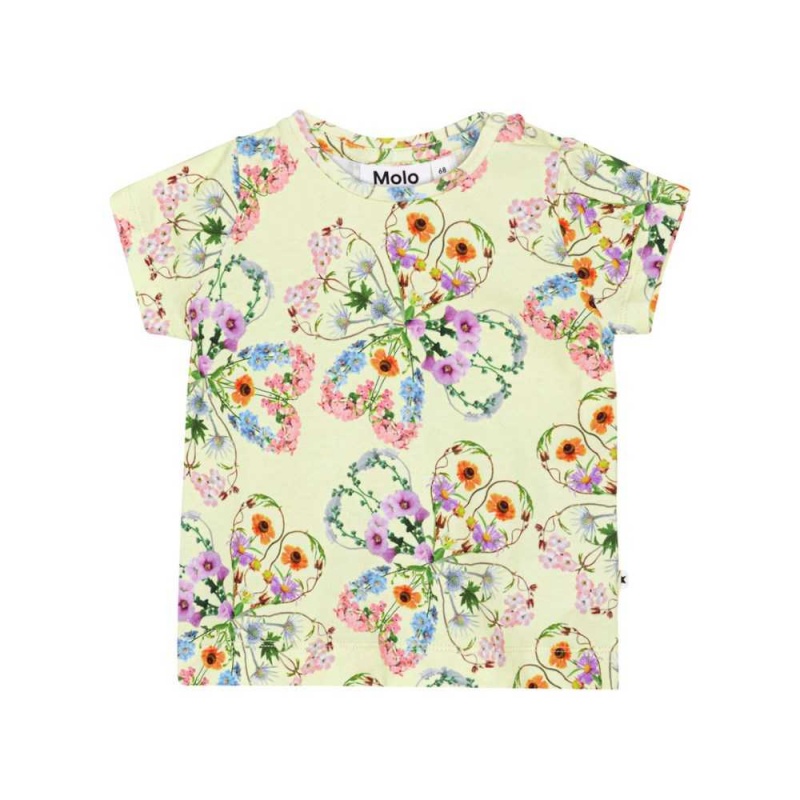 Molo Elly T Shirts Tops Mädchen Flower Love | CH0001428