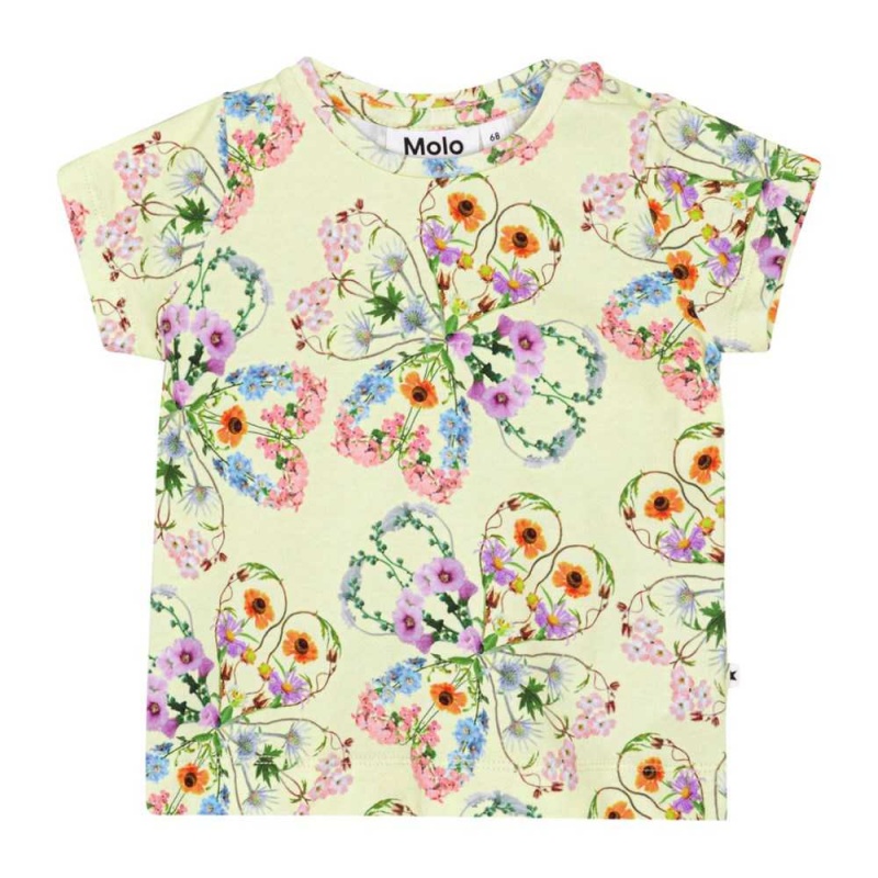 Molo Elly T Shirts Tops Mädchen Flower Love | CH0001428