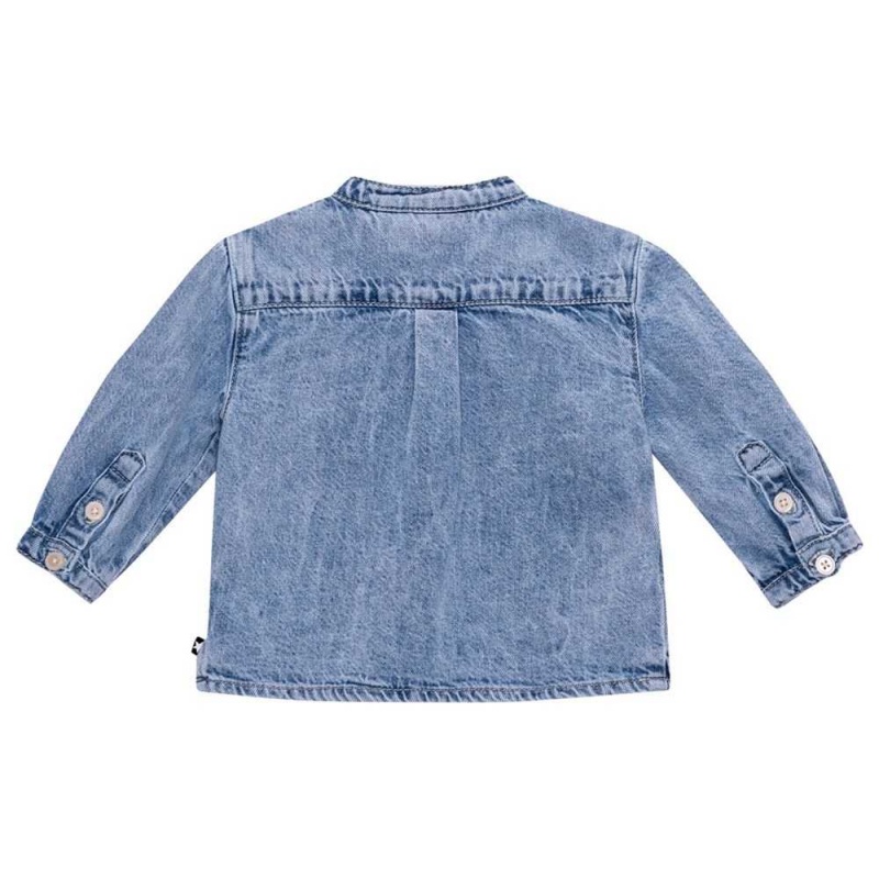 Molo Enoz T Shirts Tops Jungen Bleach Denim | CH0001415